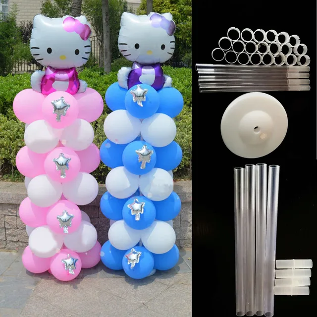 55pcs water ballon base stand balloon column brithday wedding party
