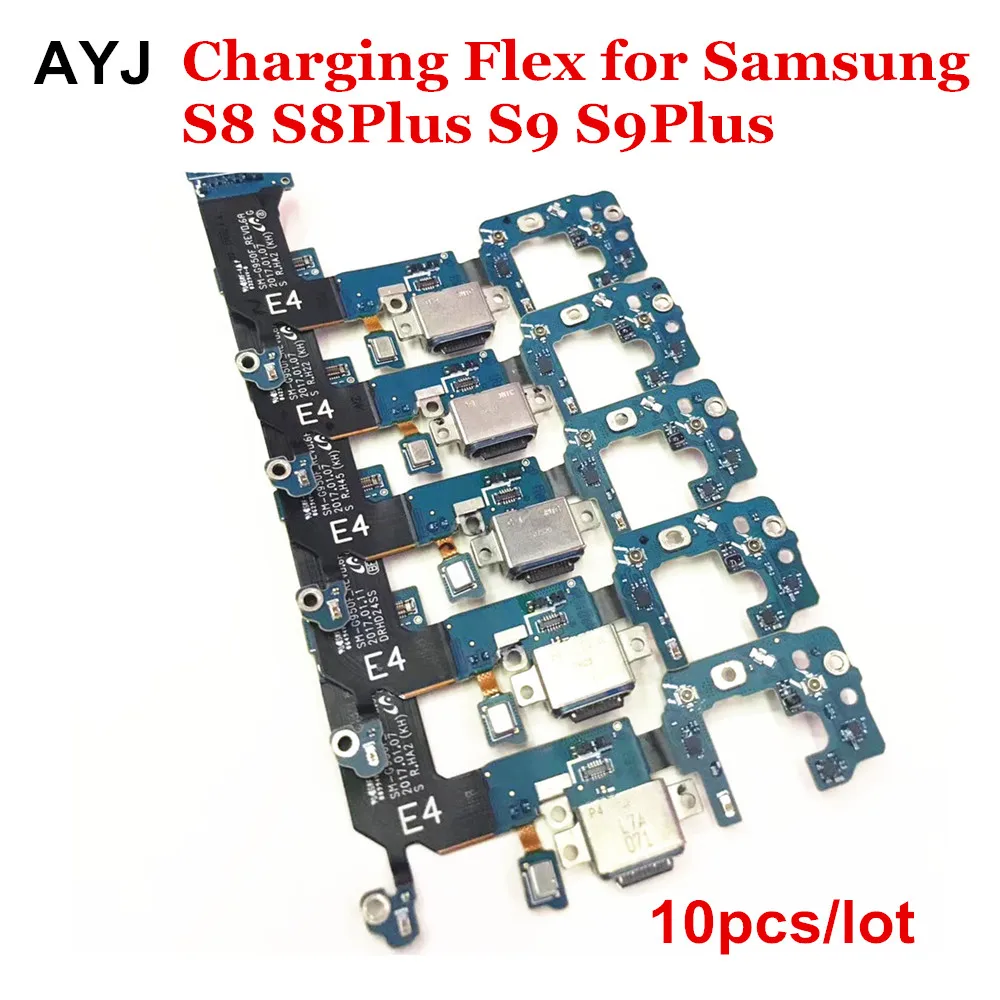 Зарядная док-станция AYJ USB для Samsung Galaxy S8 S9 Plus 10 шт. гибкий кабель зарядного