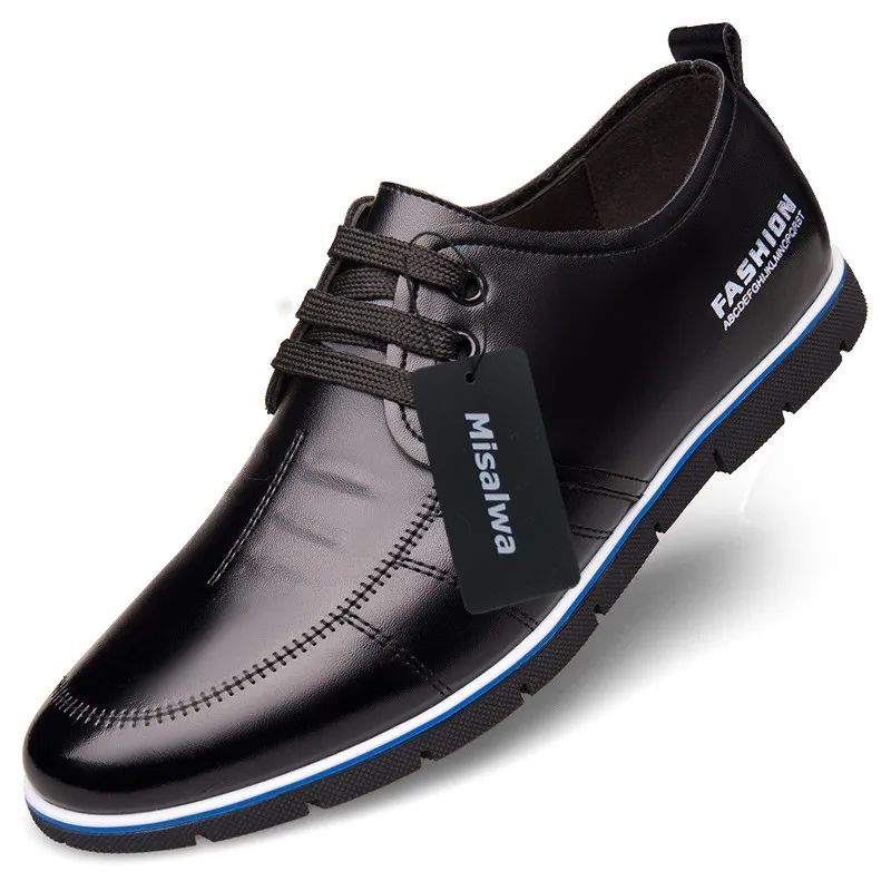 Misalwa Brand 38-47 Men Sneakers Male Flats Men Leather Casual Shoes Summer Spring Adult Moccasins Breathable Loafers New Hot