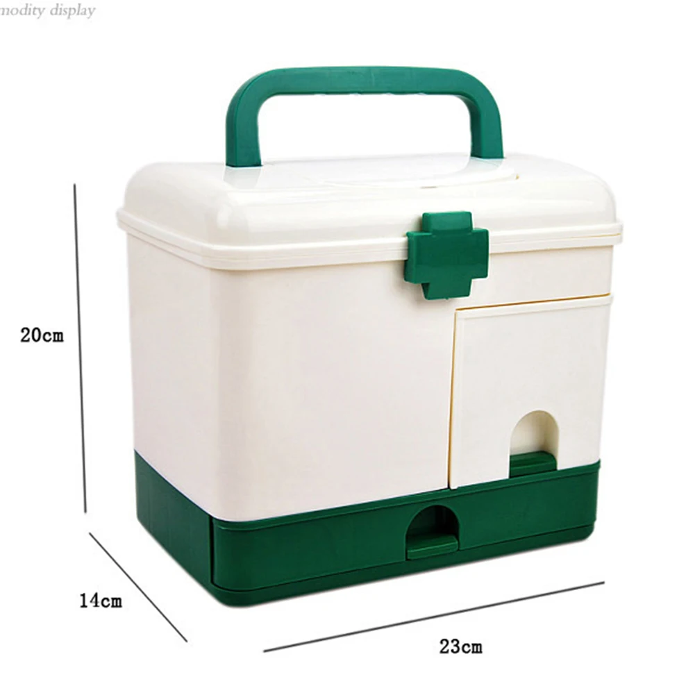 Пластиковый многослойный ящик для хранения экстренной медицинской помощи Удобный домашний набор первой помощи чехол для детей здоровье таблетки для лечения держатель многофункциональный