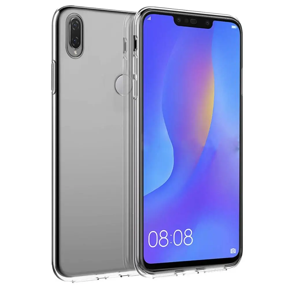 

Anti Scratch Fit Crystal Clear Transparent Case For Huawei Nova3i P Smart+ Soft TPU Rubber Gel Bumper Back Cover