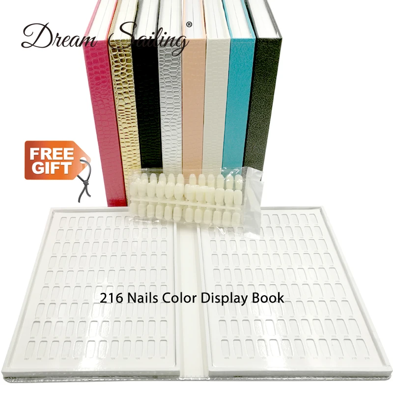 

False Nail Color Book Color Display Nail Art Gel Polish Color Card Nail Color Chart Palette Varnish Practice Board Manicure Tool