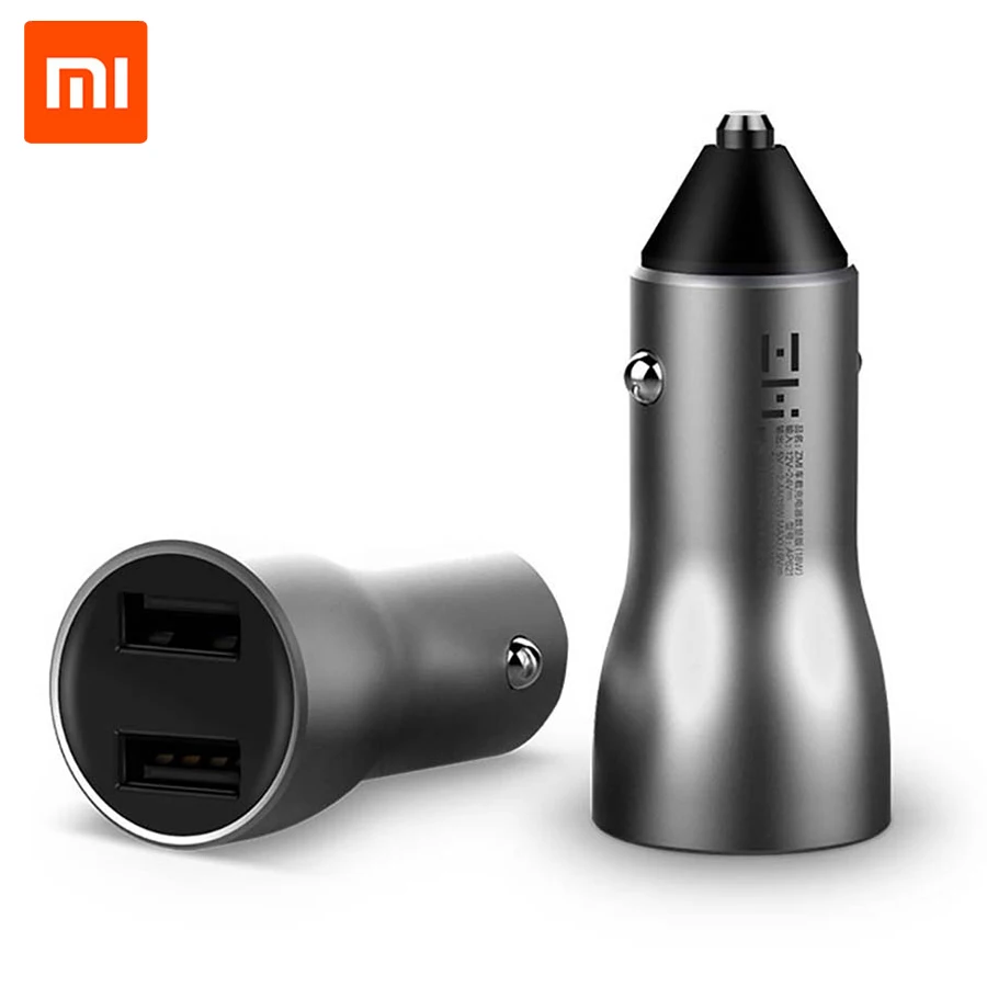 Xiaomi ZMI автомобильное зарядное устройство 18 Вт двойной USB Quick Charge 3 0 цифровое
