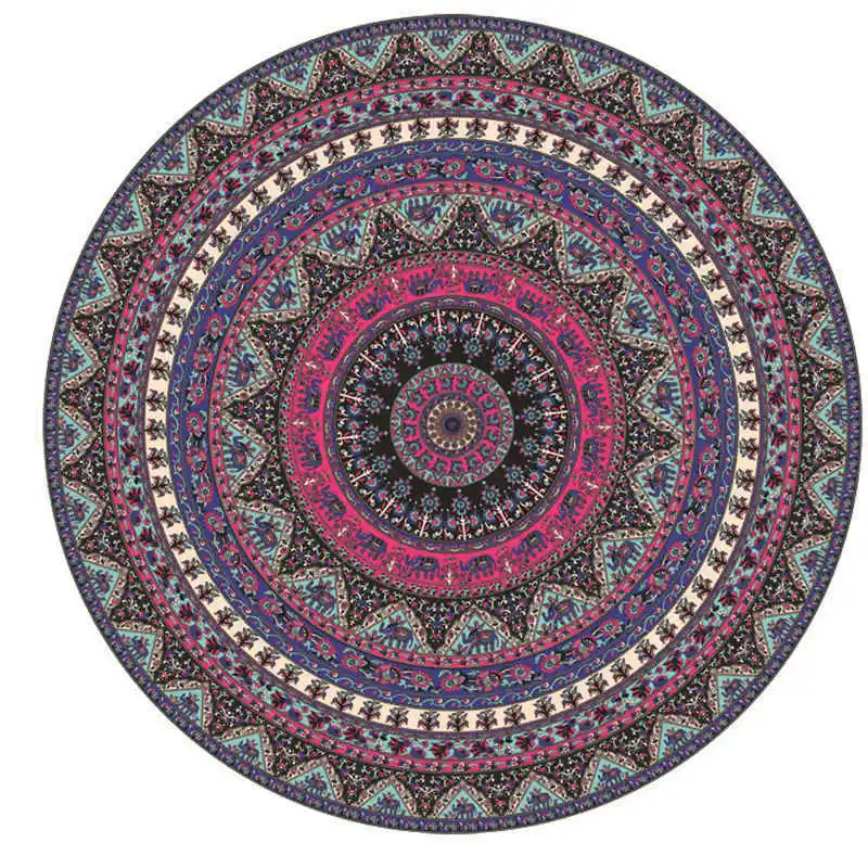 

boho india round mandala tapestry