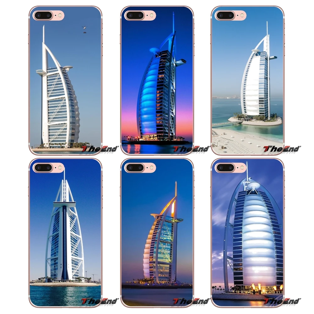 Прозрачный чехол из ТПУ для Huawei P Smart Y6 P8 P9 P10 Plus Nova P20 Lite Pro Mini 2017 SLA L02 L22 2i Burj Al Arab