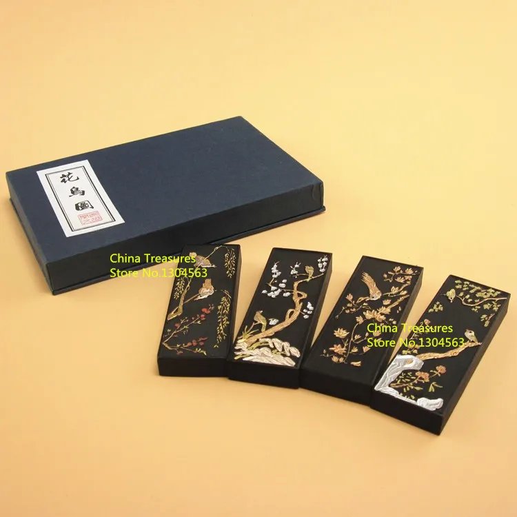 4pcs/set Chinese ink sticks Solid Inks Hui Mo Chinese Paint Hui She