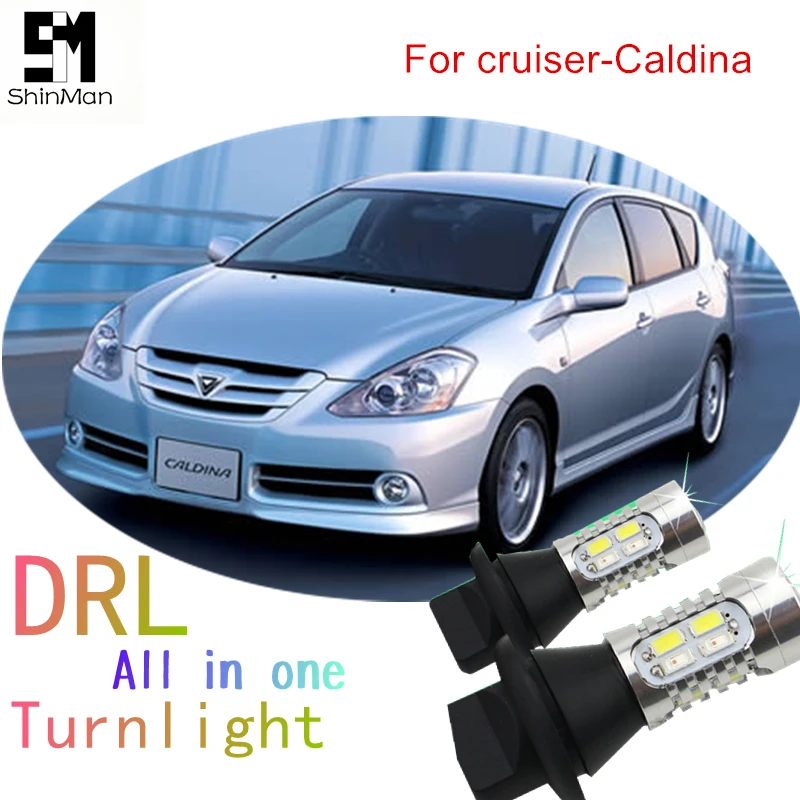

Shinman led WY21W 7440 DRL Daytime Running Light& Front Turn Signal all in one car led light for Toyota urban cruiser Caldina