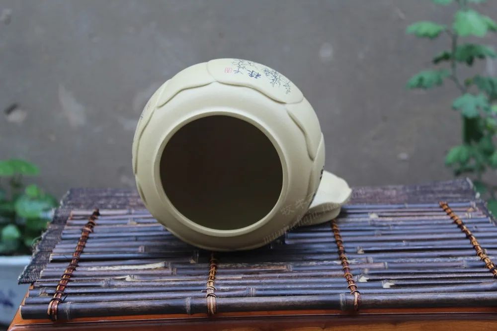 Фиолетовый чай завод прямой сегмент бак грязи чай с лотосом горшок магазин чайный набор коллокации смешанная партия