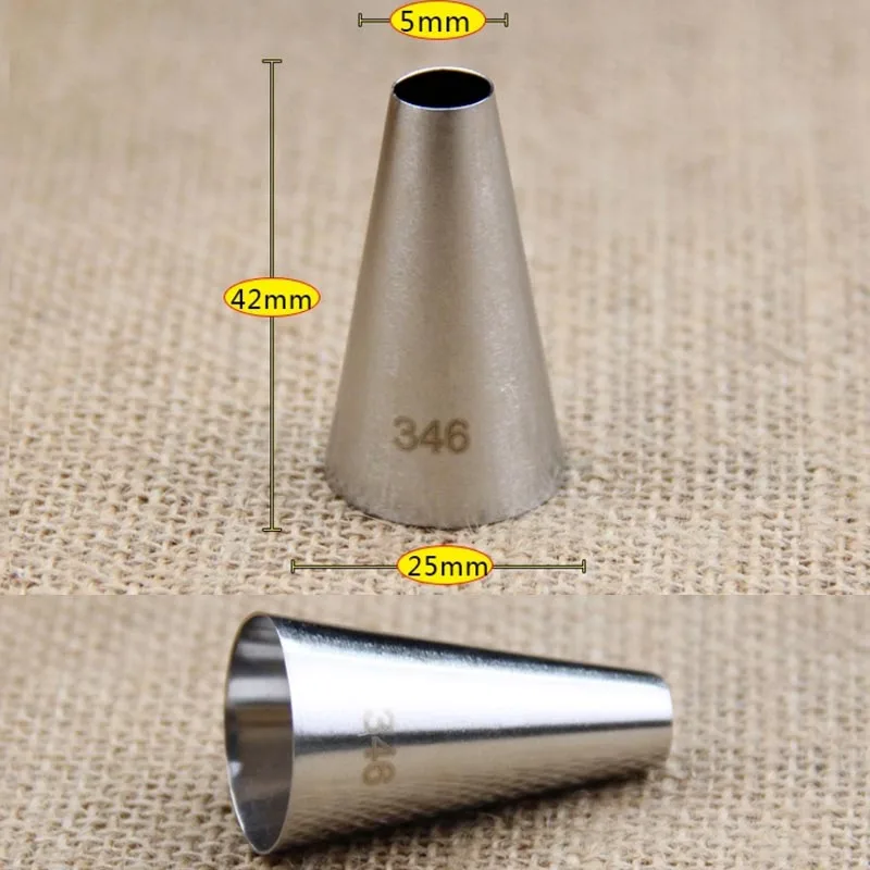 Круглые наконечники Средний носик для украшения бесшовные глазурные трубки Кондитерские советы помадка украшения торта инструменты для сахарного ремесла