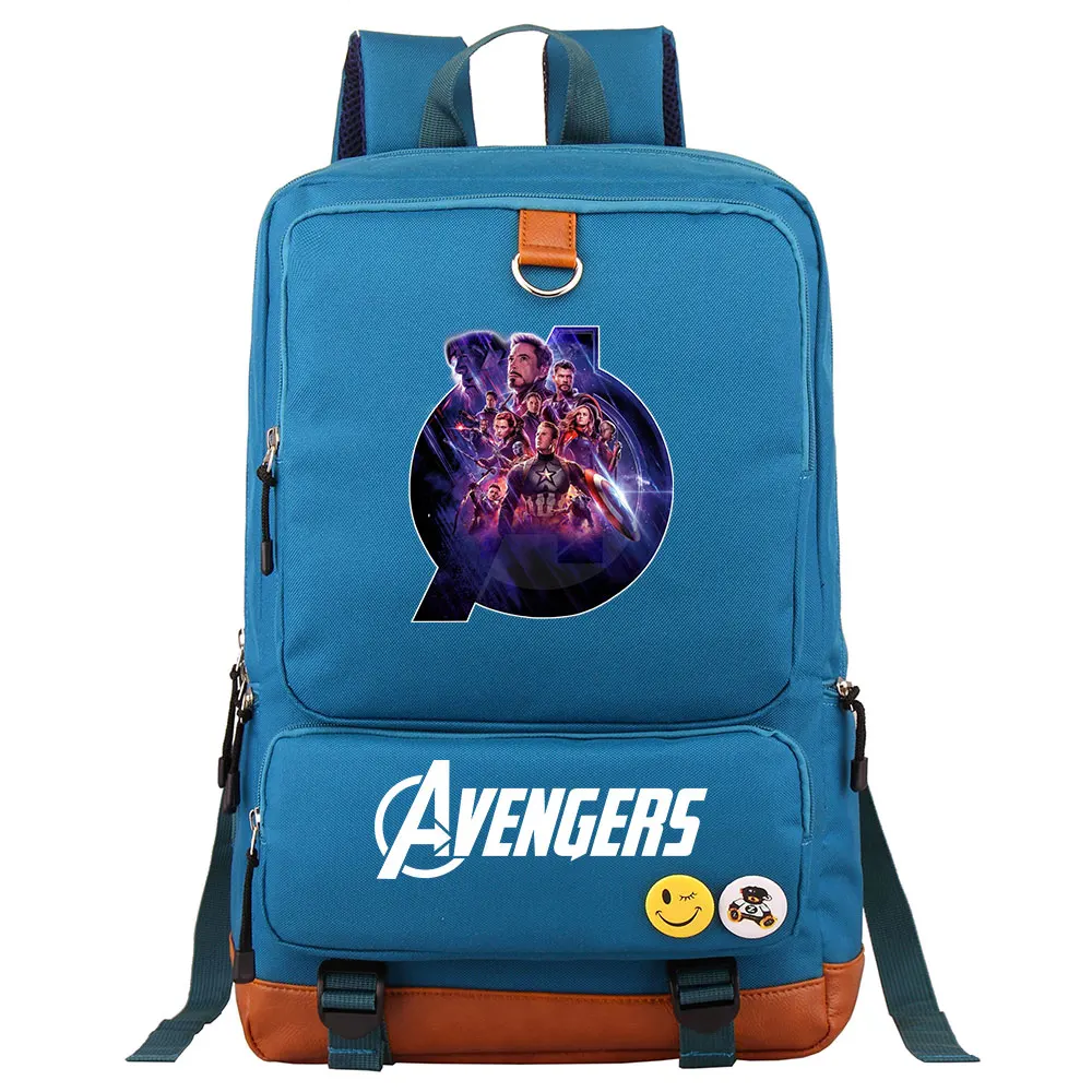 Супергерой танос Мстители эндгейм мальчик девочка школьная сумка женский рюкзак подростковый лоскутный холст мужской студенческий рюкзак для ноутбука