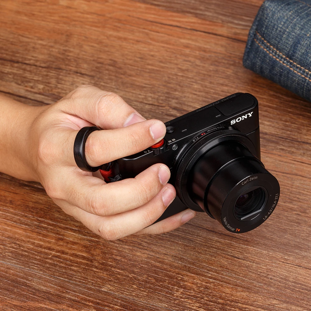 LXH винтажное деревянное кольцо на палец для камеры, ремешок на руку для камеры sony Canon Nikon DSLR для камеры GoPro Hero 7 6 для камеры iPhone