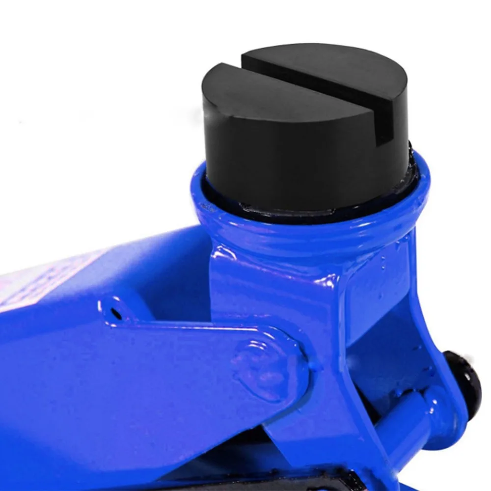 Balight Universal Rubber Pad Block Hydraulic Ramp Jacking Trolley Jack Adapter Cross Slotted Frame Rail Protector