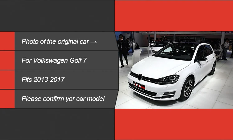 AKD Тюнинг автомобилей фары для VW Golk7 Golf 7 MK7 светодиодные фары DRL ходовые огни биксеноновые фары Противотуманные фары с ангельскими глазками авто