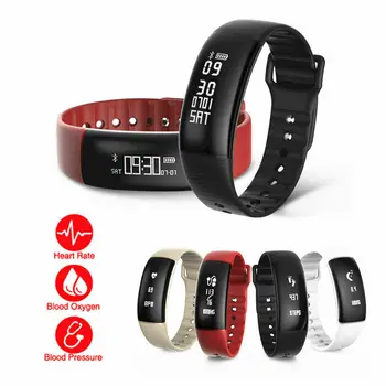 

Bluetooth Smart Bracelet Watch Calorie Counter Fitness Activity Tracker Monitor 3E11