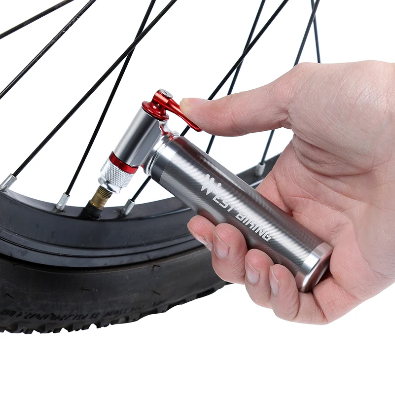 Portable CO2 Inflator Bicycle Air Pump Mini Ball Cycling Mountain Bike Tire Pump