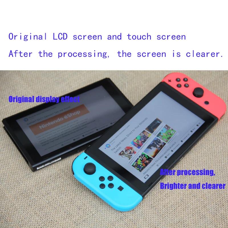 

For Nintend Switch accessories 100%Original for NS console lcd display + touch screen Full screen assembly replacement