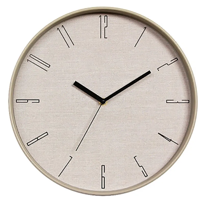 

12 Inch Simple Modern Nordic Wall Clock Living Room Bedroom Decoration Silent Wall Clocks Round Creative Fashion Clock Home