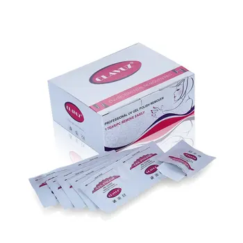 

CLAVUZ 200PCS/Lot Gel Polish Remover Wraps Pads Manicure Tools Wet Wipes Paper Pads Foil Nail Art Cleaner for UV Gel