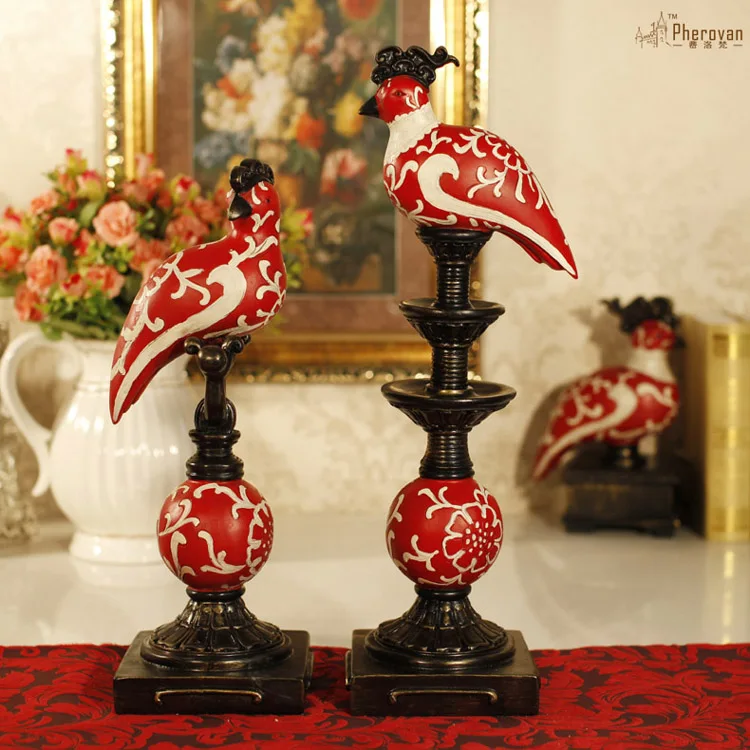 High end European decor furnishings and ornaments Home Furnishing resin