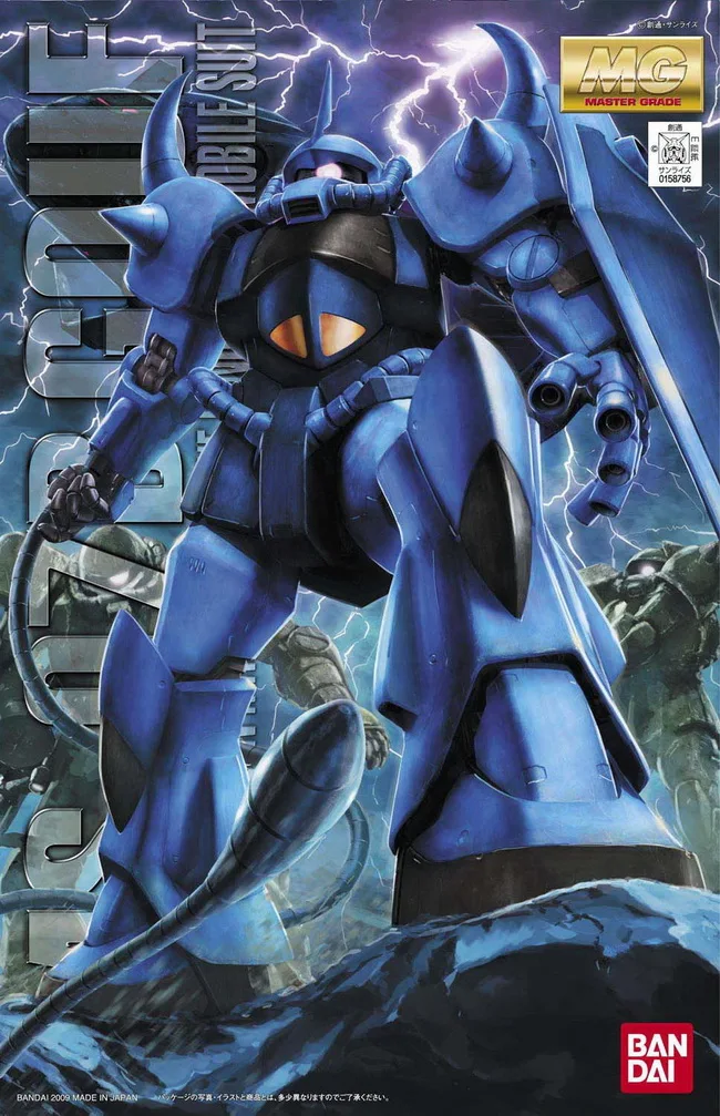 Bandai Gundam MG 1/100 MS-07B Gouf Ver.2.0 мобильный костюм сборные модели наборы экшн-фигурки