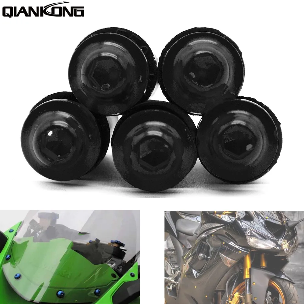 

For KTM EXC EXCF EXC F 125 250 300 450 Windshield Screw Nut Set Windscreen Aluminum Bolt Kit For Kawasaki NINJA 250 ZX250R EX250