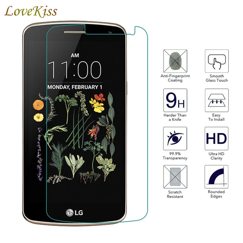 

For LG K5 X220 9H Tempered Glass For LG K5 Lte Q6 X220 X220DS X220MB Case Explosion-proof Screen Protector Protective Guard Film