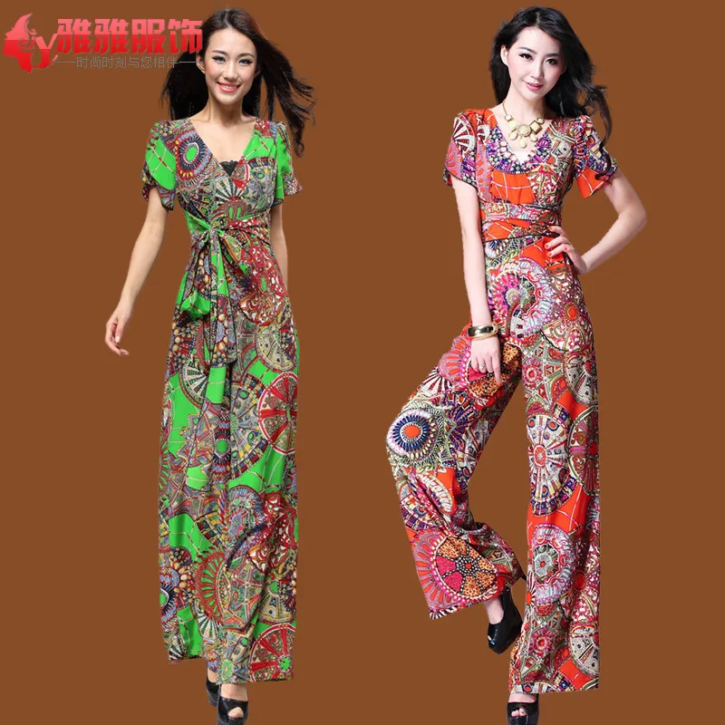 womens printed jumpsuit