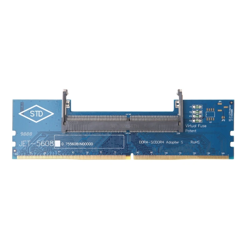 Ноутбук DDR4 ram на рабочий стол адаптер карты памяти тестер SO DIMM к DDR4 конвертер может-11 - Цвет: Синий