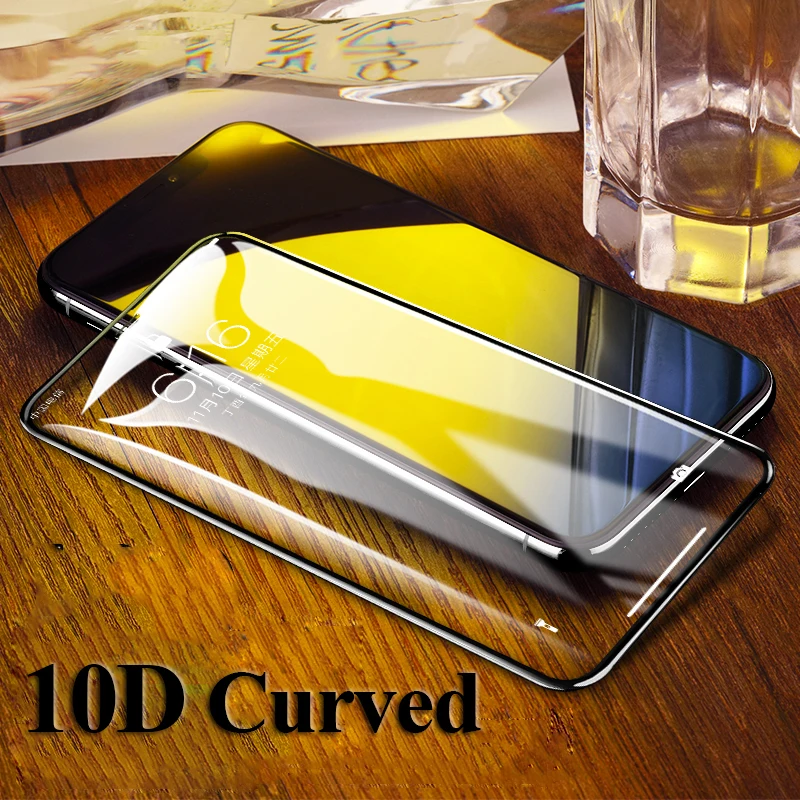 10D изогнутое Защитное стекло для iPhone X XS max XR aphone 6 7 8 plus полное покрытие aifion ip 10 10s 10r закаленное стекло 7P 8P пленка