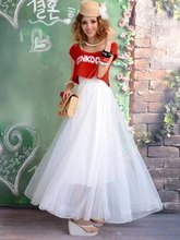2017 dress summer women’s clothing fashion sleeveless slim white Net yarn Two pieces bohemian long dress female