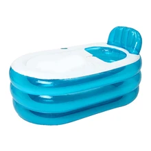 120x75x70 см ПВХ складываемая портативная ванная для взрослых надувная Ванна Наслаждайтесь жизнью ванна с надувной и дефляционный насос