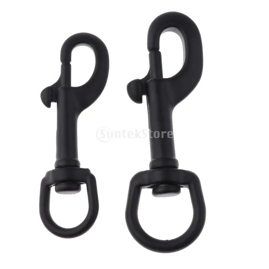 Durable Scuba Diving Dive Swivel Eye Bolt Snap Hook Spring 316 Stainless Steel Clip Buckle 75mm / 90mm Sizes Available