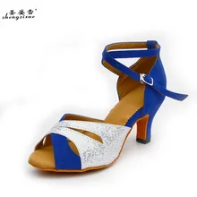 WIXIJIAO/Новинка; Брендовая женская Обувь для бальных танцев, латинских танцев, танго; распродажа; обувь для латинских танцев из искусственной кожи и флока; сандалии для девочек