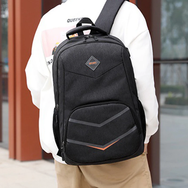 

2019 men waterproof USB charging schoolbag school bag backpack travel pack Outdoor bookbag Climbing Camping backpack for male