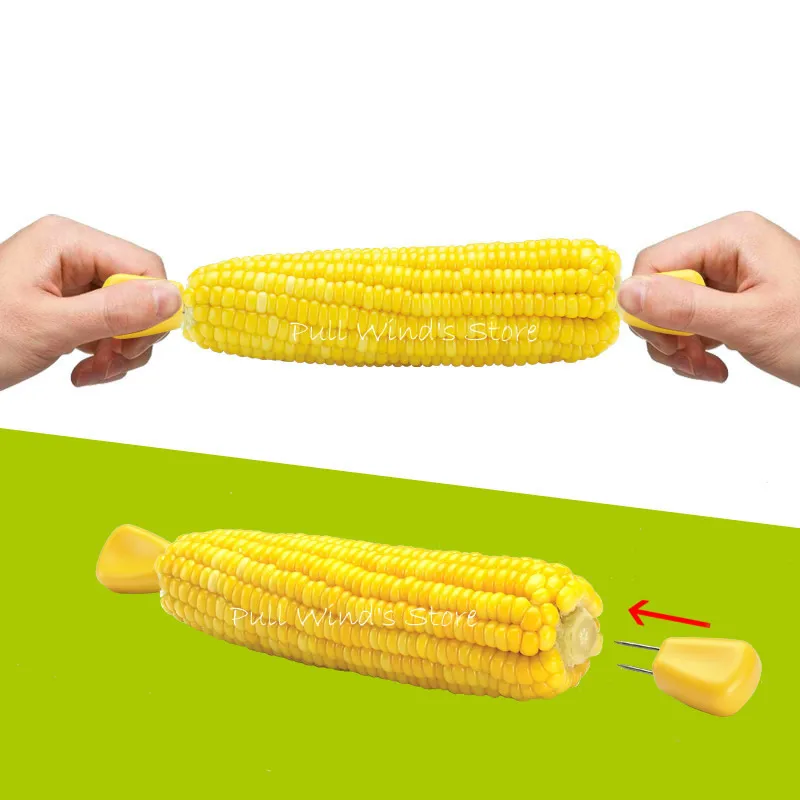Creative home portable corn fork Simple corn modeling fruit fork Cute