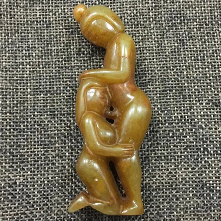 Коллекция античного нефрита натуральный нефрит культура секс репродукция поклонение эротическая фигура кулон