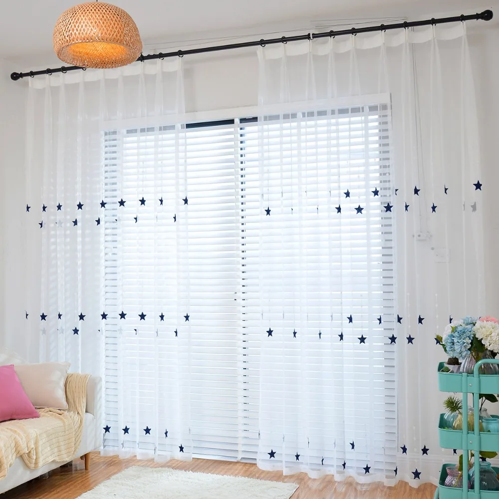 Marvel los Vengadores Capitán América escudo bordado ventana tratamientos hombres dormitorio Marina niños cortinas ventana para sala de estar