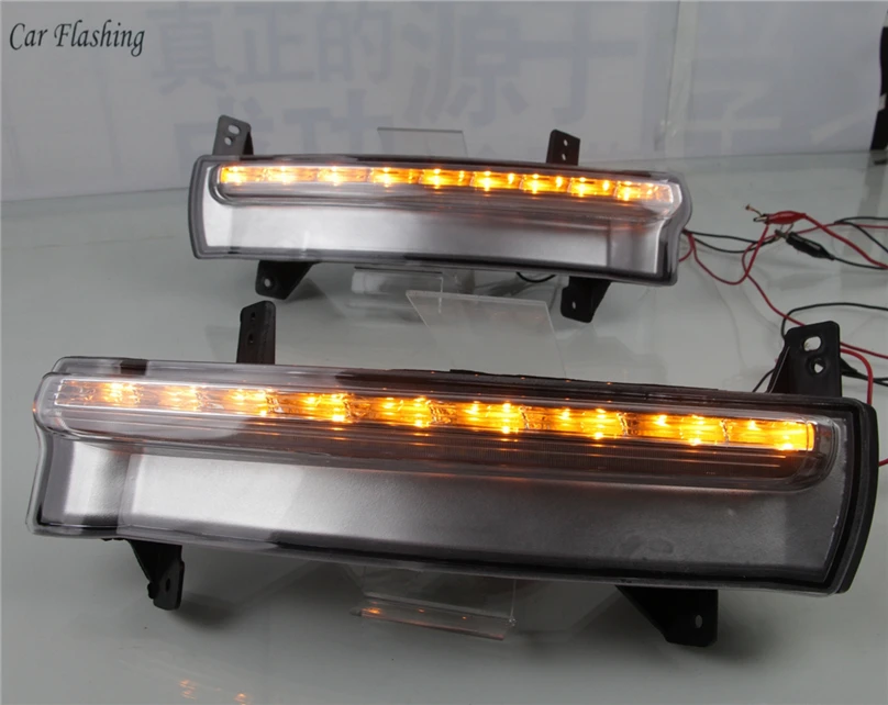 2pcs car styling For Jeep Compass 2017 2018 LED DRL Daytime driving