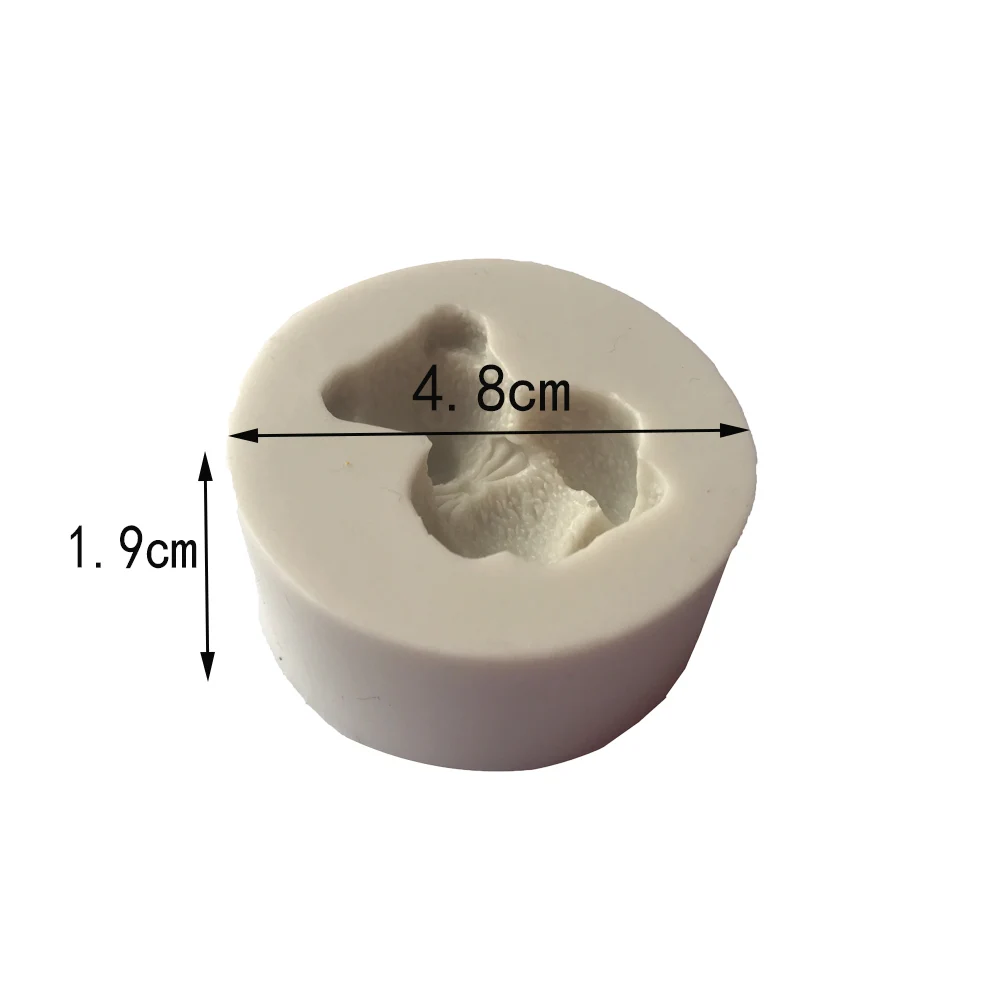 1 шт. маленький медведь сахарные кнопки силиконовая форма помадка форма для украшения торта инструменты форма для шоколадной мастики