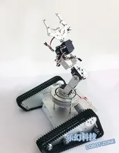 Robo Soul TK 6A Crawler Robot with Tank Chassis 2 x Motors 6 Degree Mechanical Arm