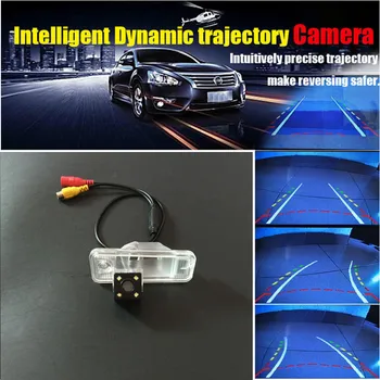 

HD CCD Night Vision Waterproof Auto Dynamic Trajectory Backing Tracks Parking Reversing Camera For Hyundai Santa Fe 2013~2015