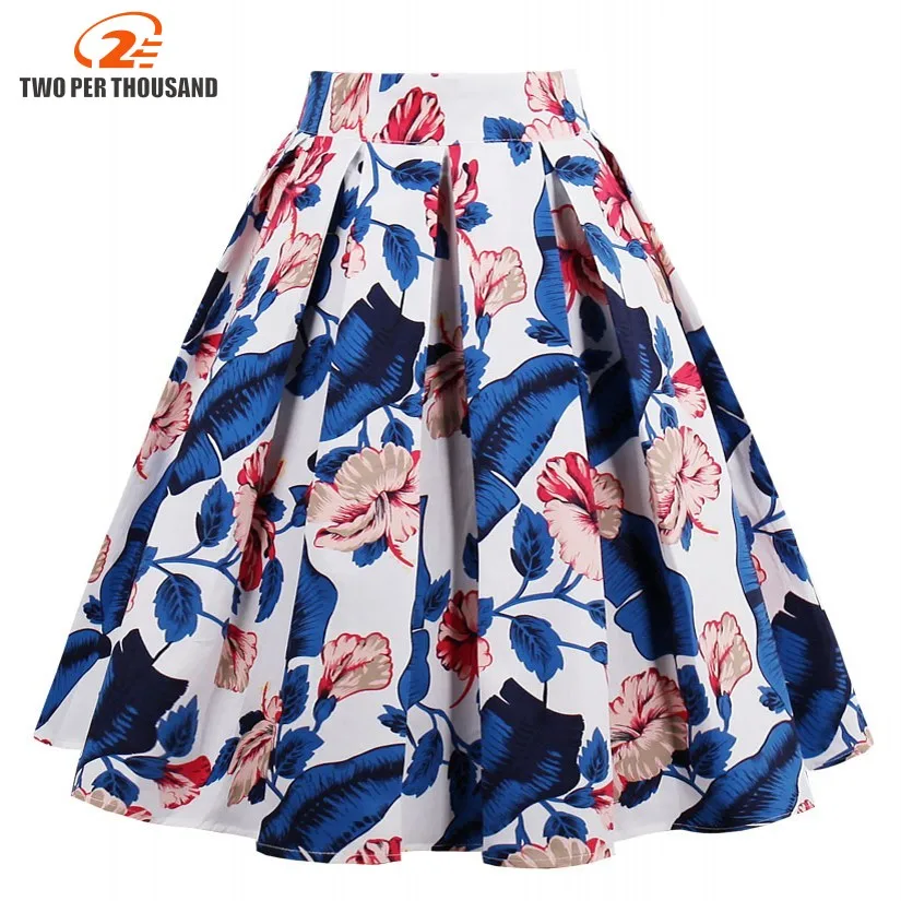 

New Faldas Summer Autumn Style Vintage Skirt High Waist Work Wear Midi Skirts Womens Fashion Femme Rockabilly Saias Midi Skirts