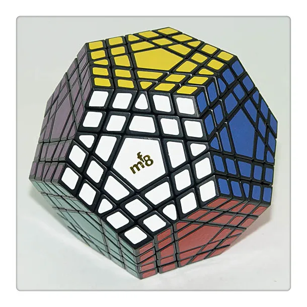MF8 Gigaminx волшебный куб головоломка черный(наклеенный) обучающий и развивающий куб магические игрушки