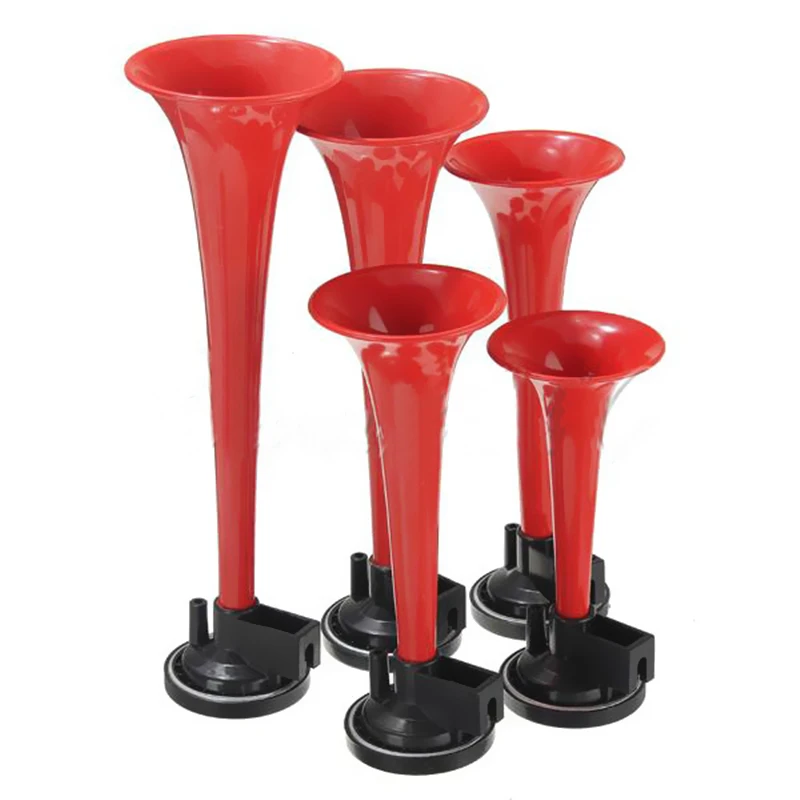 Car Air Horn 125db 12V 5 Silver/Black/Red Dixie Car Trumpet air horns DIXIE Musical Air Horn Dukes of Hazzard General Lee For Car Truck Boat car siren horn,car air horn