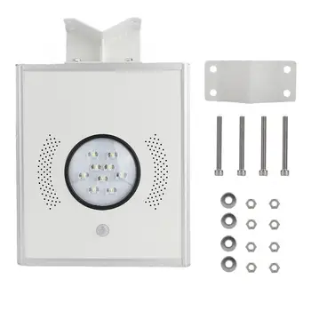 

Led Light Wall Lamp 12W Solar Powered LED Wall Light Human Body Sensor Sconce Lamp For Garden Road Corridor