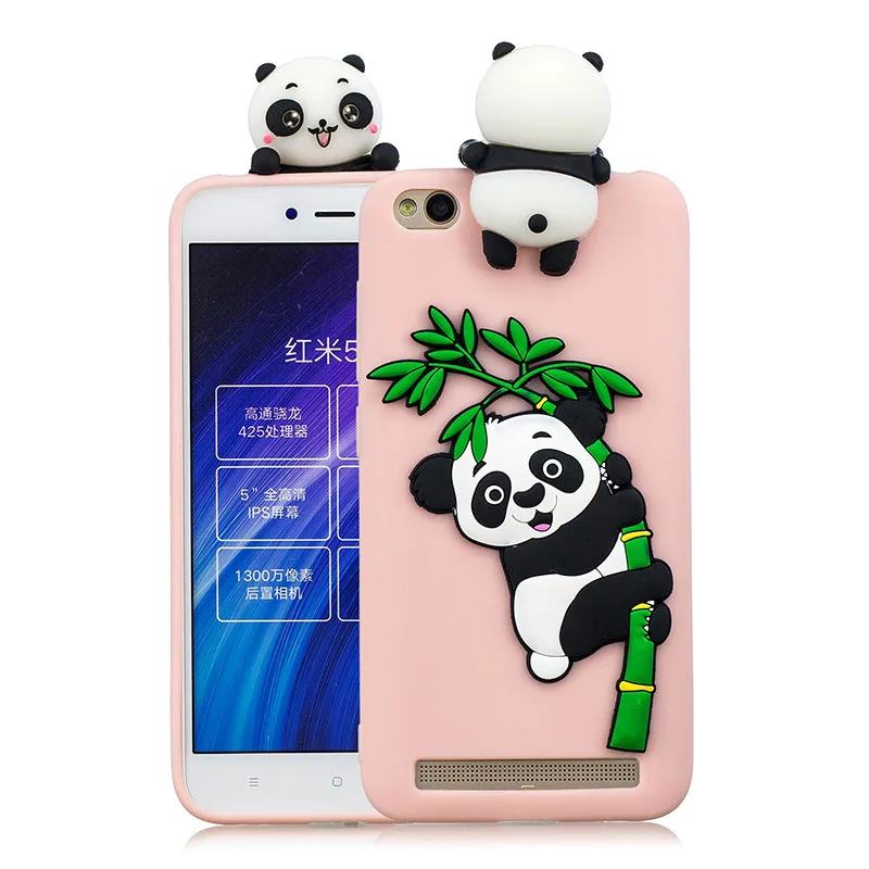 Lovely 3D Pattern Back Cover For Xiaomi Redmi 5 Plus 4A 5A 4X S2 Case Shockproof Soft TPU Note Pro |