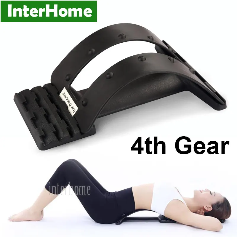 Spine Pain Relief Lumbar Traction Stretching Device Waist Spine Relax