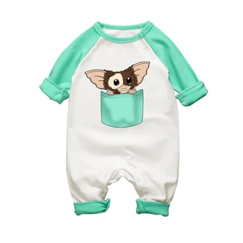 

2017 New Arrival Baby Rompers Long Sleeve Autumn Cotton Clothing Gremlins Cartoon Newborn Baby Boy Girls Jumpsuits Clothes