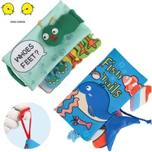 Baby Toys Soft Cloth Book Newborn Baby Rattles Mobiles Toy Ocean Animal Tails Fabric Book Early Learning Educational Toys Baby Toys Soft Cloth Book Newborn Baby Rattles Mobiles Toy Ocean Animal Tails Fabric Book Early Learning Educational Toys