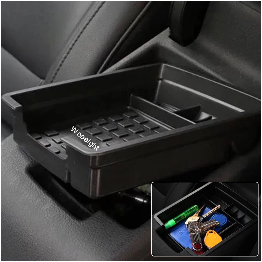Wooeight Car Glove Box Organizer Armrest Secondary Storage Center Console Tray Box For VW Volkswagen Sagitar 2014 (4)